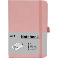 A6 Small Sketchbook with Strap - Rose Gold 