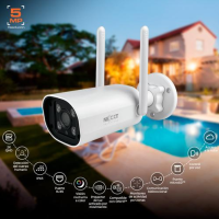 Nexxt Smart Home Outdoor 2K Motion Activated 5MP Camera - IP65, Night Vision, Google/Alexa Compatibility (NHC-OF10)