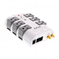 Forza RHT-06NC - Wall Tap Surge Protector, 6 Outlets