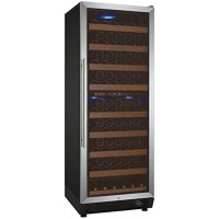 Allavino 24" Wide Vite II Tru-Vino Dual Zone Stainless Steel Right Hinge Wine Refrigerator - 99 Bottles