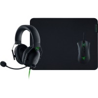 Razer Gaming Battle Bundle (DeathAdder V2 Mouse - BlackShark V2 X Headset - Gigantus V2 Mouse Pad)