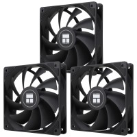 Thermalright TL-C12C-S X3 CPU Fan 120mm Case Cooling Fans - S-FDB Bearing Included - 3 Pack – Black