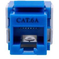 NewLink Keystone Cat6 Jack - Blue 1x