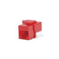 NewLink Keystone Cat6A Jack - Red