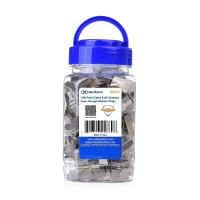 Cable Matters 100-Pack Cat 6A Shielded Pass Through RJ45 Connectors