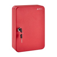 KEY CABINET 48 KEYS RED