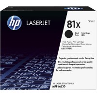 HP 81X (CF281X) Black High Yield Original LaserJet Toner Cartridge
