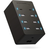 Sabrent 8 Port USB Hub & Charger - 100 Watt