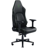 Razer Iskur V2 Gaming Chair - Adaptive Lumbar Support with High Density Foam Cushions - Black & Green