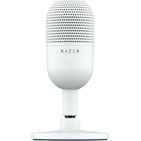 Razer Seirin V3 Mini USB Condenser Microphone - Tap-to-Mute Sensor w/ LED Indicator - White 