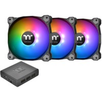 Thermaltake Pure Plus 12 RGB 120mm Premium Edition - PMW Case Radiator Fan 3 Pack