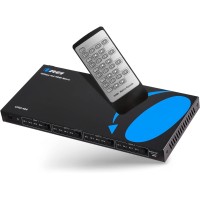 OREI HDMI Switch/Splitter 4x4 4K Matrix (4 Input, 4 Output) with Remote Control 