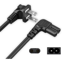 SHAFI Right Angle Power Cable - 12 Feet (NEMA1-15P) 