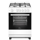 Premium Levella 24 Inch 4 Sabaf Burners Gas Stove - White (PGS2445FW)