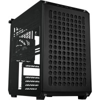 Cooler Master QUBE 500 Flatpack High Airflow Customizable ATX Mid-Tower Gaming Computer Case - Tempered Glass - Black