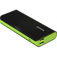 ADATA Technology PT100 10,000mAh Power Bank & LED Flashlight (Black)