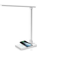 AFROG 5th Gen Multifunctional LED Desk Lamp w/ 10W Fast WIreless Charger - 5 Lightning Mode, 7 Brightness