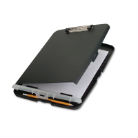 Officemate Slim Clipboard Storage Box, Charcoal (83303)