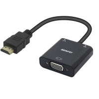 BENFEI HDMI to VGA,Gold-Plated HDMI to VGA Adapter (Male to Female) With 3.5mm Audio Compatible for Computer, Desktop, Laptop, PC, Monitor, Projector, HDTV, Raspberry Pi, Roku, Xbox, PS4, Mac Mini 