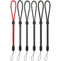 Hand Wrist Strap Lanyard, Hukado 9.5 inch Adjustable Nylon Wristlet Straps Keychain String for Cell Phone Case Holder, Camera, Key, GoPro, USB Drive, Ski Glove, ID Name Tag Badge (Multi-Color) - per Each