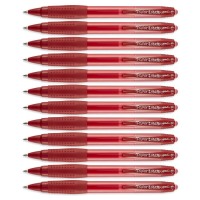 PAPER MATE PEN GEL FINE POINT RED 12X