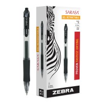 ZEBRA SARASA MED BLACK 12X