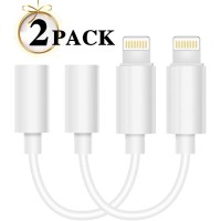 Lighting to 3.5mm Headphones Converter 2 pk