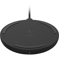 Belkin - Quick Charge Wireless Charging Pad - 10W Qi-Certified Charger Pad for iPhone, Samsung Galaxy, Apple Airpods Pro & More - Black