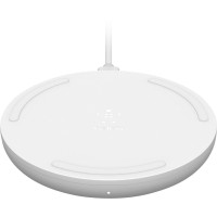 Belkin - Quick Charge Wireless Charging Pad - 10W Qi-Certified Charger Pad for iPhone, Samsung Galaxy, Apple Airpods Pro & More - White