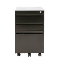 BREVIS 3 DRAWER BLACK BY MESA