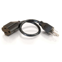 C2G Power Cord, Long Extension Cord, Power Extension Cord, 18 AWG, Black, 10 Feet (3.04 Meters), Cables to Go 03116