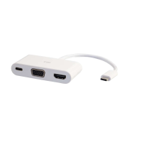 C2G USB-C TO HDMI VGA WHT