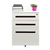 Mesa Caelum 3 Drawer White