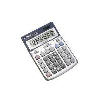 Canon HS-1200TS 7438A023AA 12-Digit Desktop Calculator, Gray/Silver