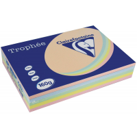 Clairefontaine Trophée Pastel A4 assorted colors 160 g 5x50 sheets