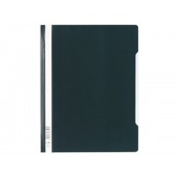 Durable Clear View Folder - Black PVC A4