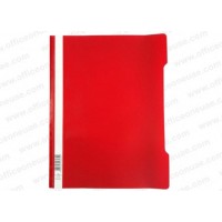 Durable Clear View Folder - Red