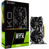 EVGA GeForce RTX 2060 KO Gaming, 6GB GDDR6, Dual Fans, Metal Backplate 