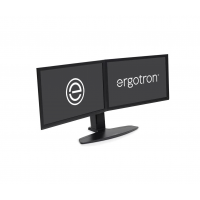 Ergotron – Neo-Flex Dual Monitor Stand for Desk, Double VESA Mount – for 2 Monitors Up to 24 Inches – Black