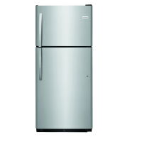 Frigidaire - 20.4 Cu. Ft. Top-Freezer Refrigerator - Stainless Steel