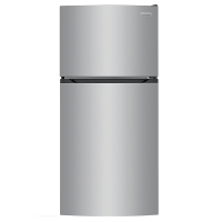 Frigidaire - 13.9 Cu. Ft. Top-Freezer Refrigerator - Brushed steel