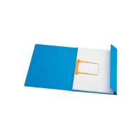 JALEMA PORTFOLIO CLIP FOLDER BLUE 50/PACK