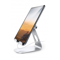 Tablet Stand Adjustable, Lamicall Tablet Stand - Silver