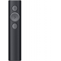 Logitech Spotlight Presentation Remote - Advanced Digital Highlighting with Bluetooth, Universal Presenter Clicker, 30M Range and Quick Charging – Black