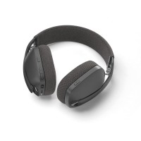 Logitech Zone Vibe 125 Wireless Headphones with Noise-Canceling Microphone, Bluetooth, USB-A Receiver; Works with Zoom, Google Voice/Meet, Mac/PC - Graphite 