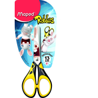 Maped M464425 - Essentials Soft Rabbids cutting scissors soft handle - 13cm