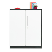 Mesa Magnus Steel Filing Cabinet Swing Door - White Handle