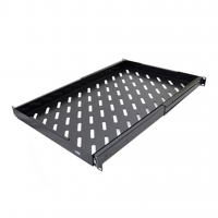 Nexxt Adjustable 4 Point Sliding Shelf Black