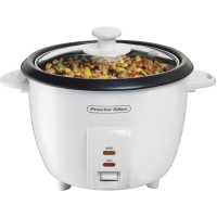 Proctor Silex Rice Cooker & Food Steamer, 10 Cups Cooked (5 Uncooked), White (37533NR) 