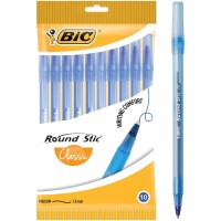 BIC PEN ROUND STIC MED BLUE